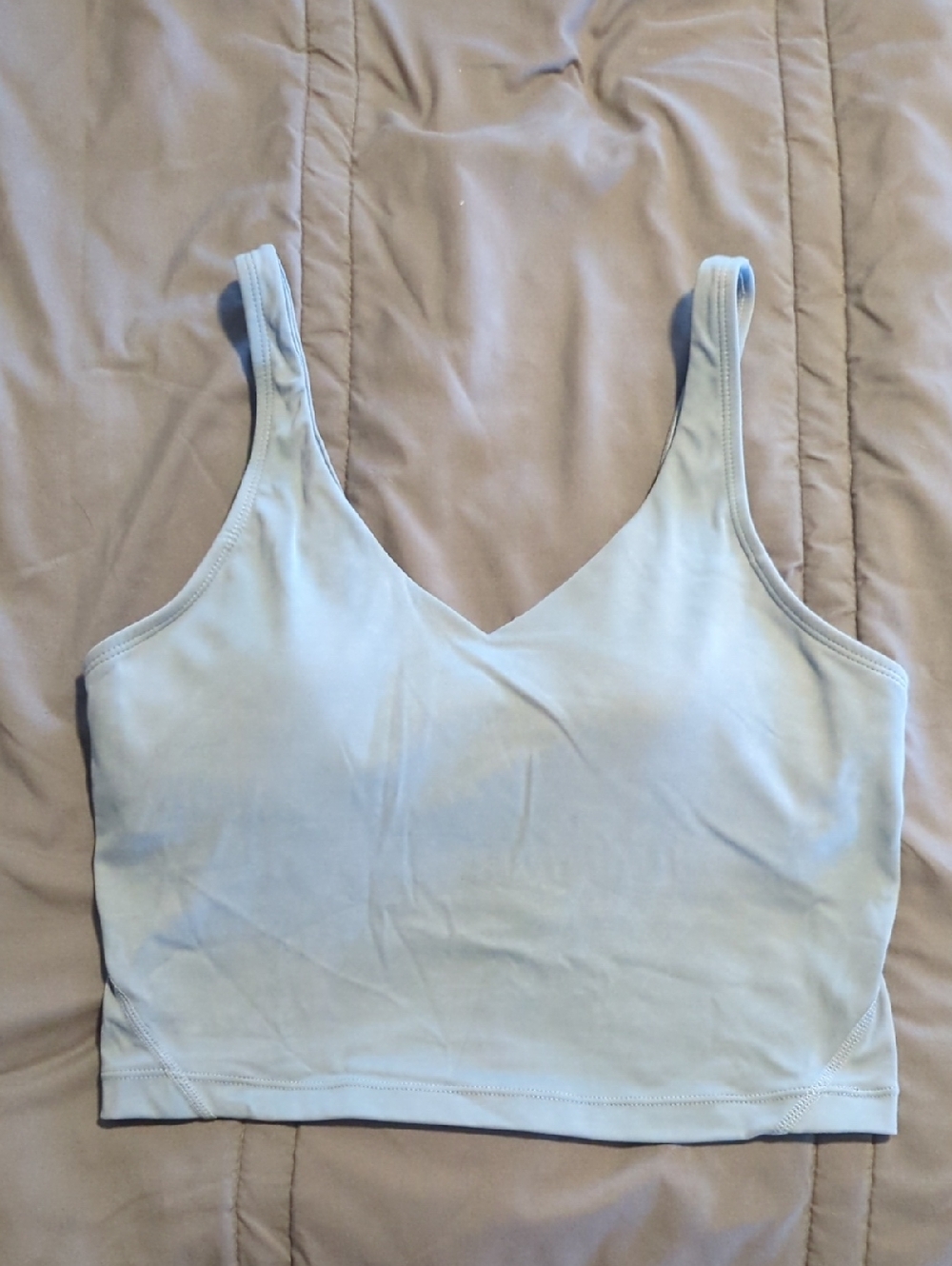 V-Neck Crop Tank Top